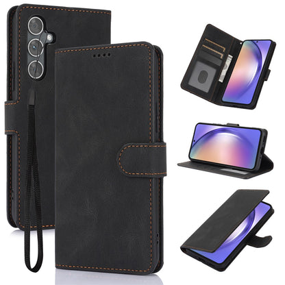 For Samsung Galaxy S26+ Case PU Leather Phone Cover with Wallet Stand