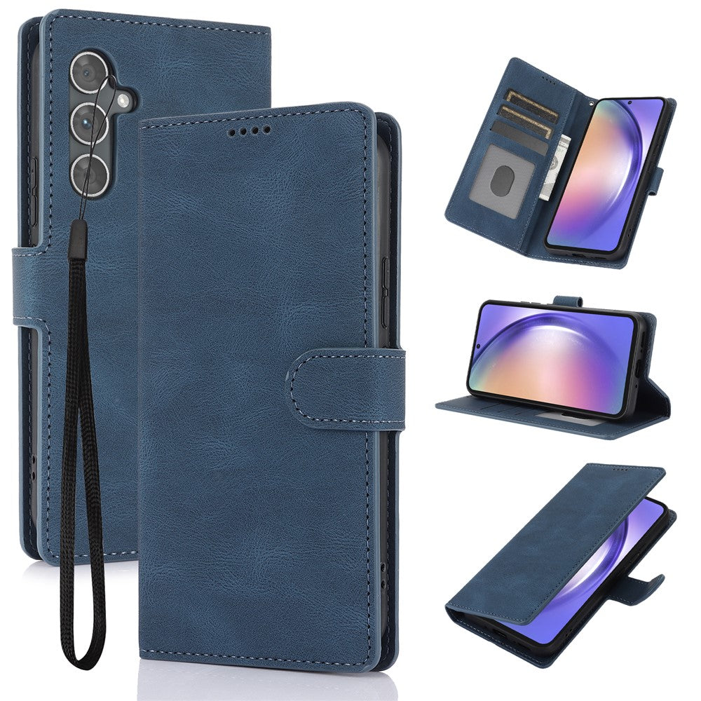 For Samsung Galaxy S26+ Case PU Leather Phone Cover with Wallet Stand