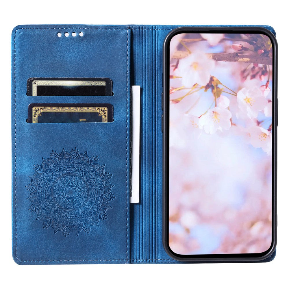 For Samsung Galaxy S26+ Case Magnetic Closing Leather Phone Cover Pattern Imprinted