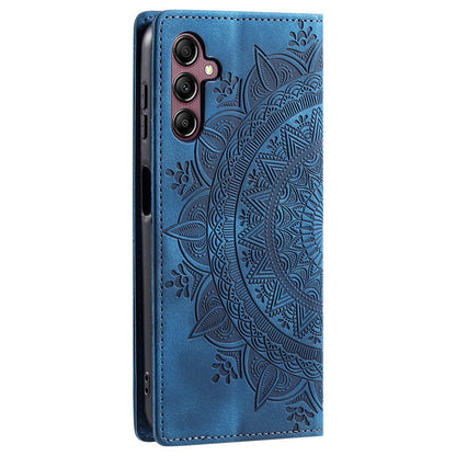 For Samsung Galaxy S26+ Case Magnetic Closing Leather Phone Cover Pattern Imprinted