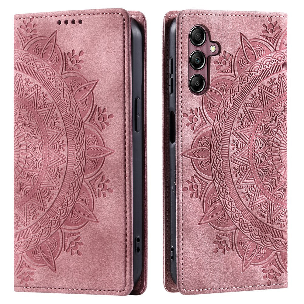 For Samsung Galaxy S26+ Case Magnetic Closing Leather Phone Cover Pattern Imprinted