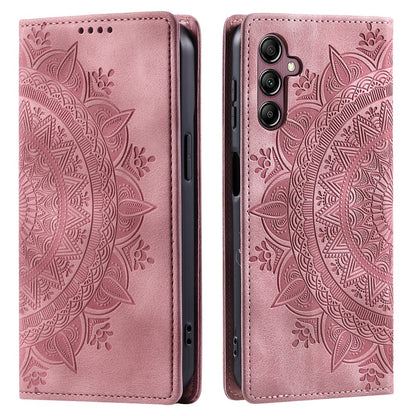 For Samsung Galaxy S26+ Case Magnetic Closing Leather Phone Cover Pattern Imprinted
