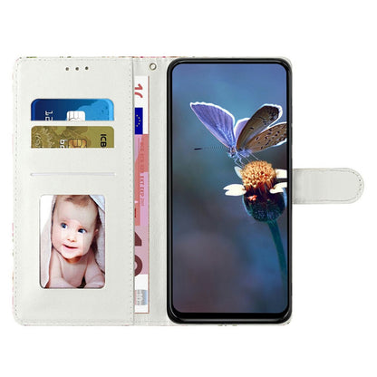 For Samsung Galaxy S26+ Case Pattern Printing Wallet Stand Flip Leather Phone Cover with Strap