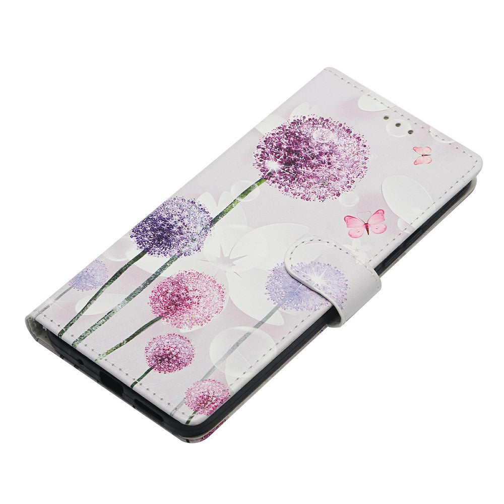 For Samsung Galaxy S26+ Case Pattern Printing Wallet Stand Flip Leather Phone Cover with Strap