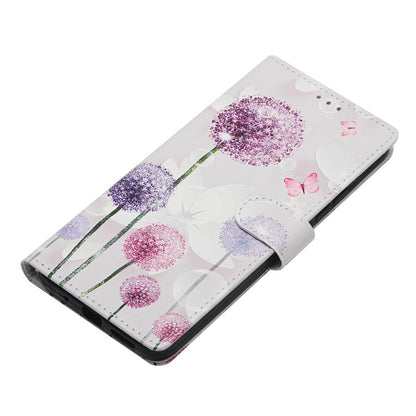 For Samsung Galaxy S26+ Case Pattern Printing Wallet Stand Flip Leather Phone Cover with Strap