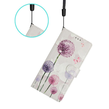 For Samsung Galaxy S26+ Case Pattern Printing Wallet Stand Flip Leather Phone Cover with Strap