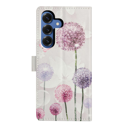 For Samsung Galaxy S26+ Case Pattern Printing Wallet Stand Flip Leather Phone Cover with Strap