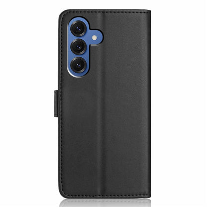 For Samsung Galaxy S26+ Wallet Case with Strap   /   Multiple Card Slots Solid Color Leather Stand Phone Cover