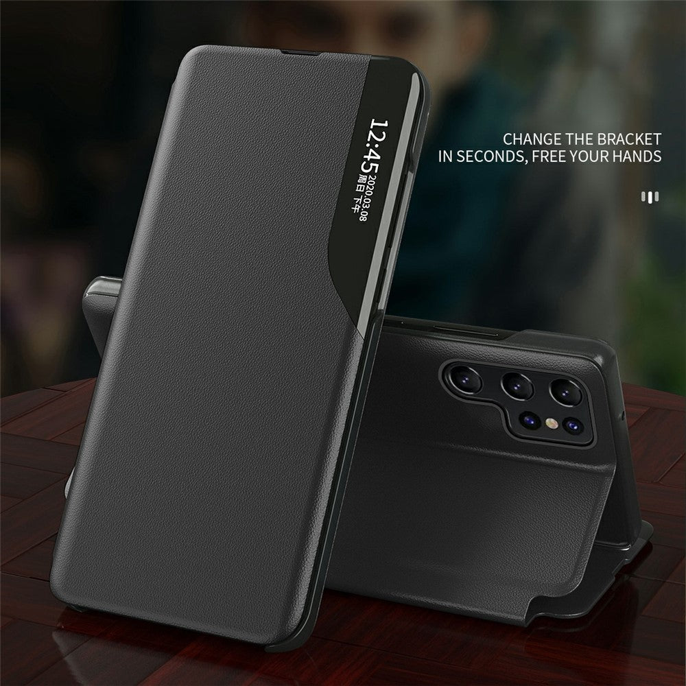 For Samsung Galaxy S26 Ultra Phone Case Folio Flip PU Leather Stand Cover