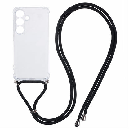 For Samsung Galaxy S26+ Case Reinforced Corner TPU Clear Phone Cover with Lanyard