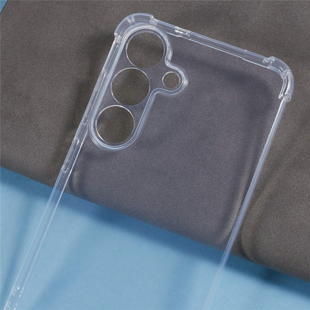 For Samsung Galaxy S26+ Case Reinforced Corner TPU Clear Phone Cover with Lanyard