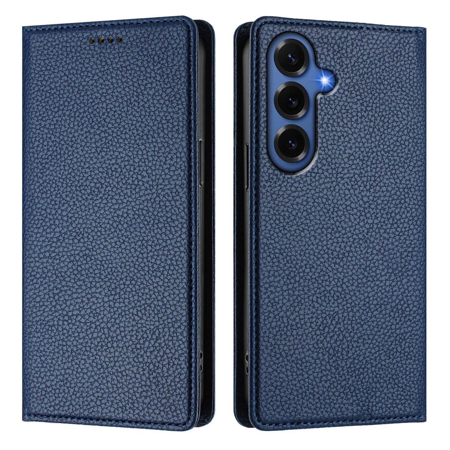 For Samsung Galaxy S26+ Wallet Case RFID Blocking Litchi Texture Leather Mobile Cover