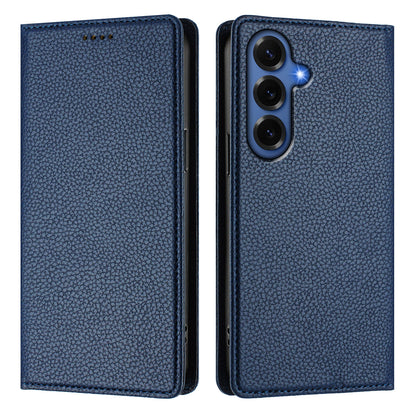 For Samsung Galaxy S26+ Wallet Case RFID Blocking Litchi Texture Leather Mobile Cover