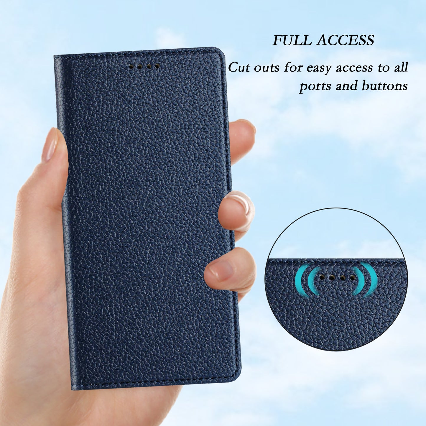 For Samsung Galaxy S26+ Wallet Case RFID Blocking Litchi Texture Leather Mobile Cover