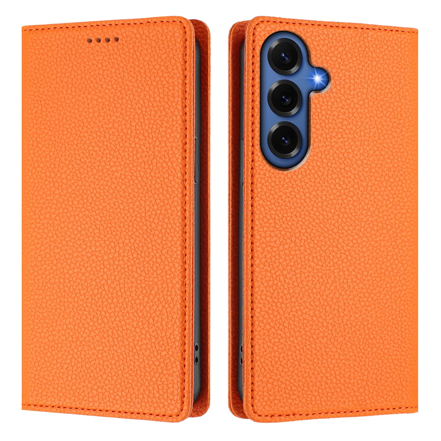 For Samsung Galaxy S26+ Wallet Case RFID Blocking Litchi Texture Leather Mobile Cover