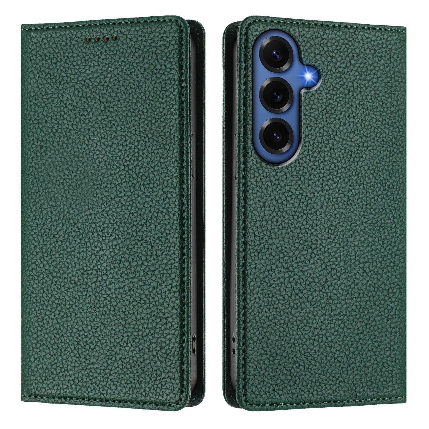 For Samsung Galaxy S26+ Wallet Case RFID Blocking Litchi Texture Leather Mobile Cover