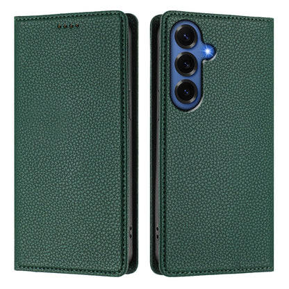 For Samsung Galaxy S26+ Wallet Case RFID Blocking Litchi Texture Leather Mobile Cover