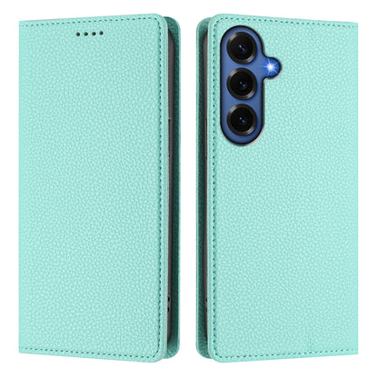 For Samsung Galaxy S26+ Wallet Case RFID Blocking Litchi Texture Leather Mobile Cover