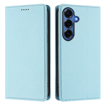 For Samsung Galaxy S26+ Wallet Case RFID Blocking Litchi Texture Leather Mobile Cover