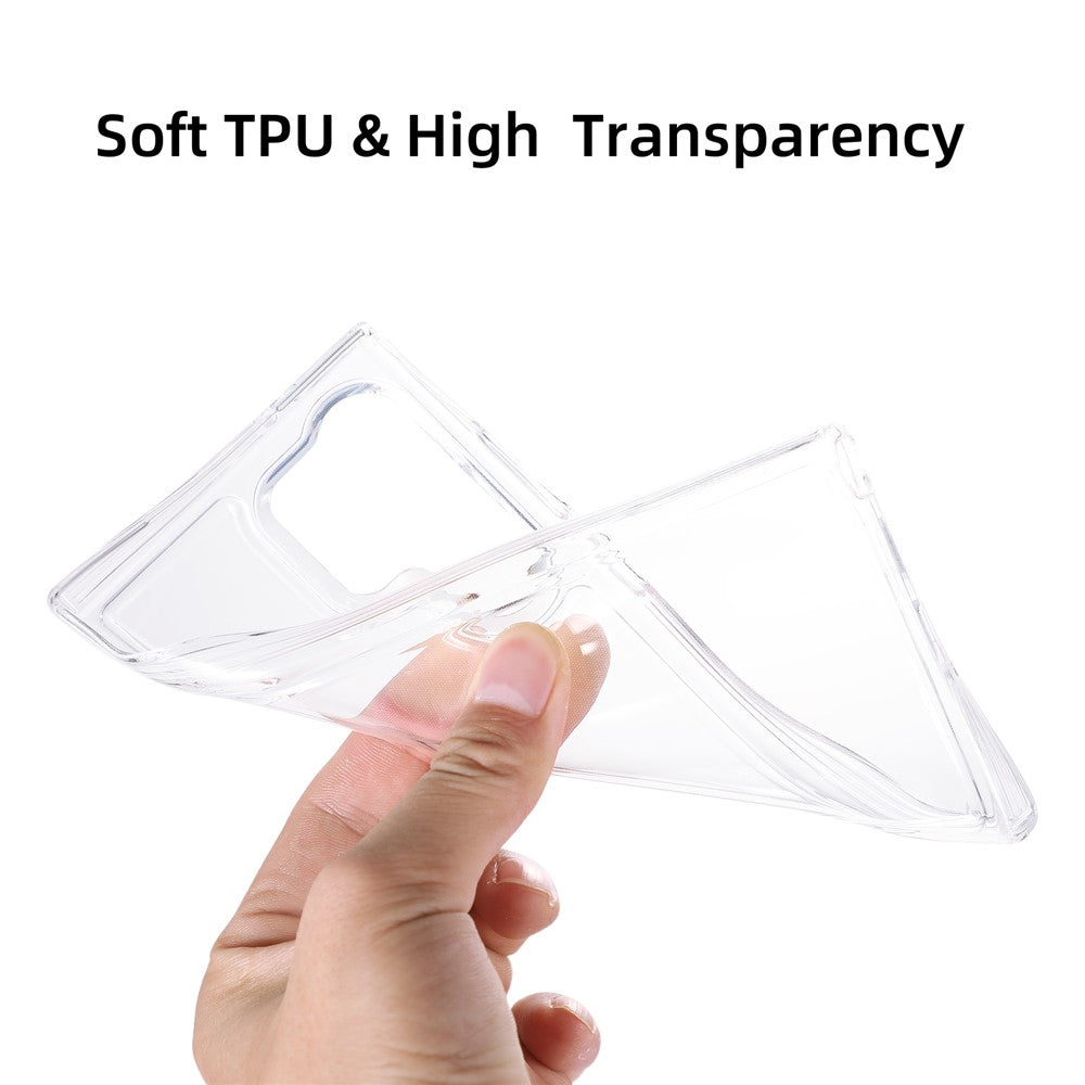 For Samsung Galaxy S26 Ultra Case HD Clear Soft TPU Phone Back Cover Airbag Protection