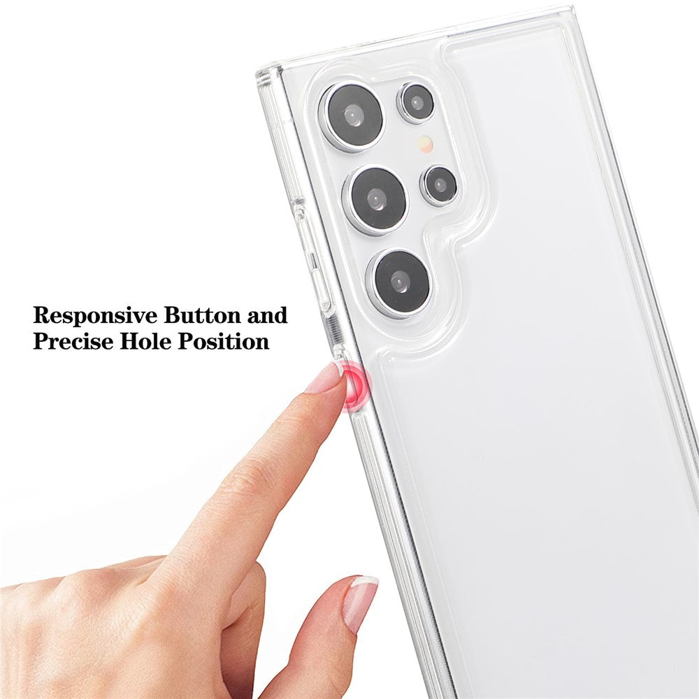 For Samsung Galaxy S26 Ultra Case HD Clear Soft TPU Phone Back Cover Airbag Protection