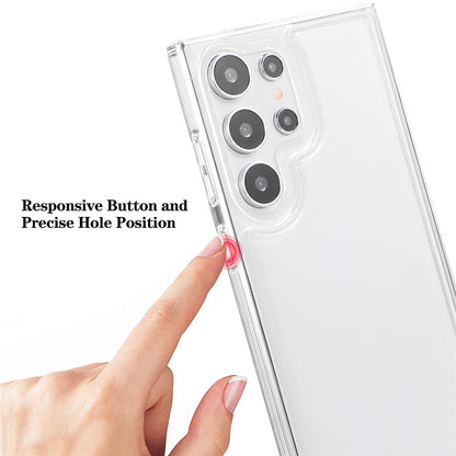 For Samsung Galaxy S26 Ultra Case HD Clear Soft TPU Phone Back Cover Airbag Protection