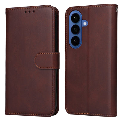 For Samsung Galaxy S26+ Case Wallet PU Leather Folio Flip Phone Cover