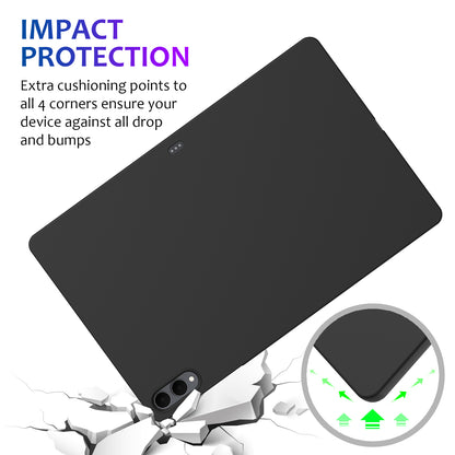 For Samsung Galaxy Tab S11 Ultra Case Liquid Silicone Anti-Scratch Tablet Cover