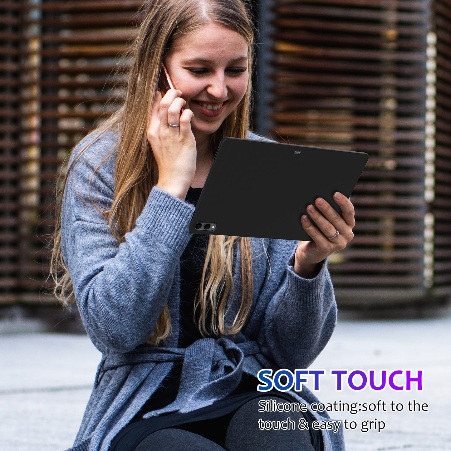For Samsung Galaxy Tab S11 Ultra Case Liquid Silicone Anti-Scratch Tablet Cover