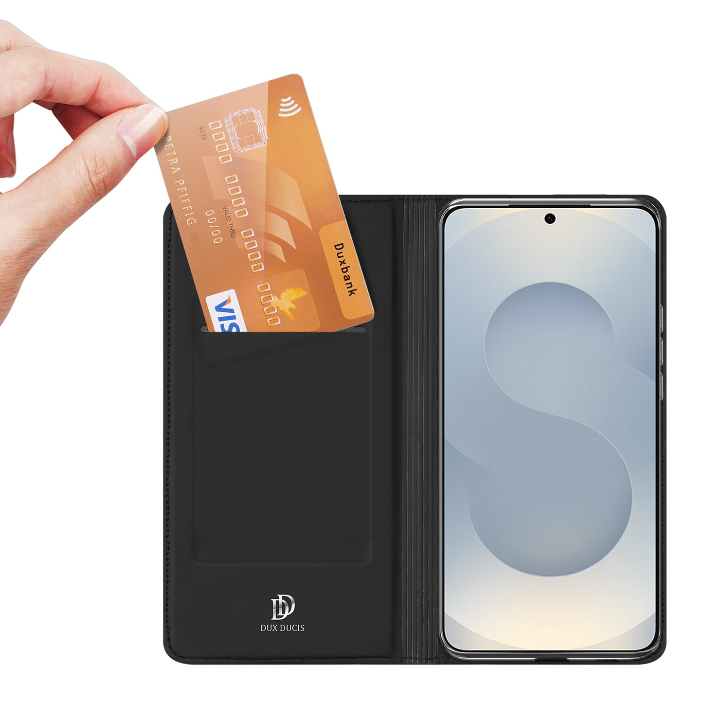 DUX DUCIS For Samsung Galaxy S26+ Case  Skin Pro Series Leather Stand Cover Card Holder