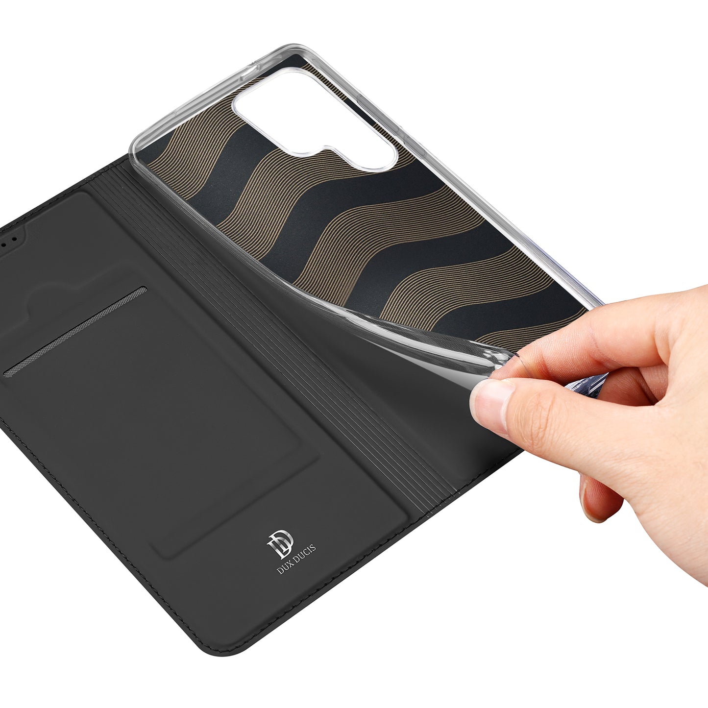 DUX DUCIS For Samsung Galaxy S26 Ultra Case  Skin Pro Series Leather Stand Cover Card Holder (Non-magnetic)