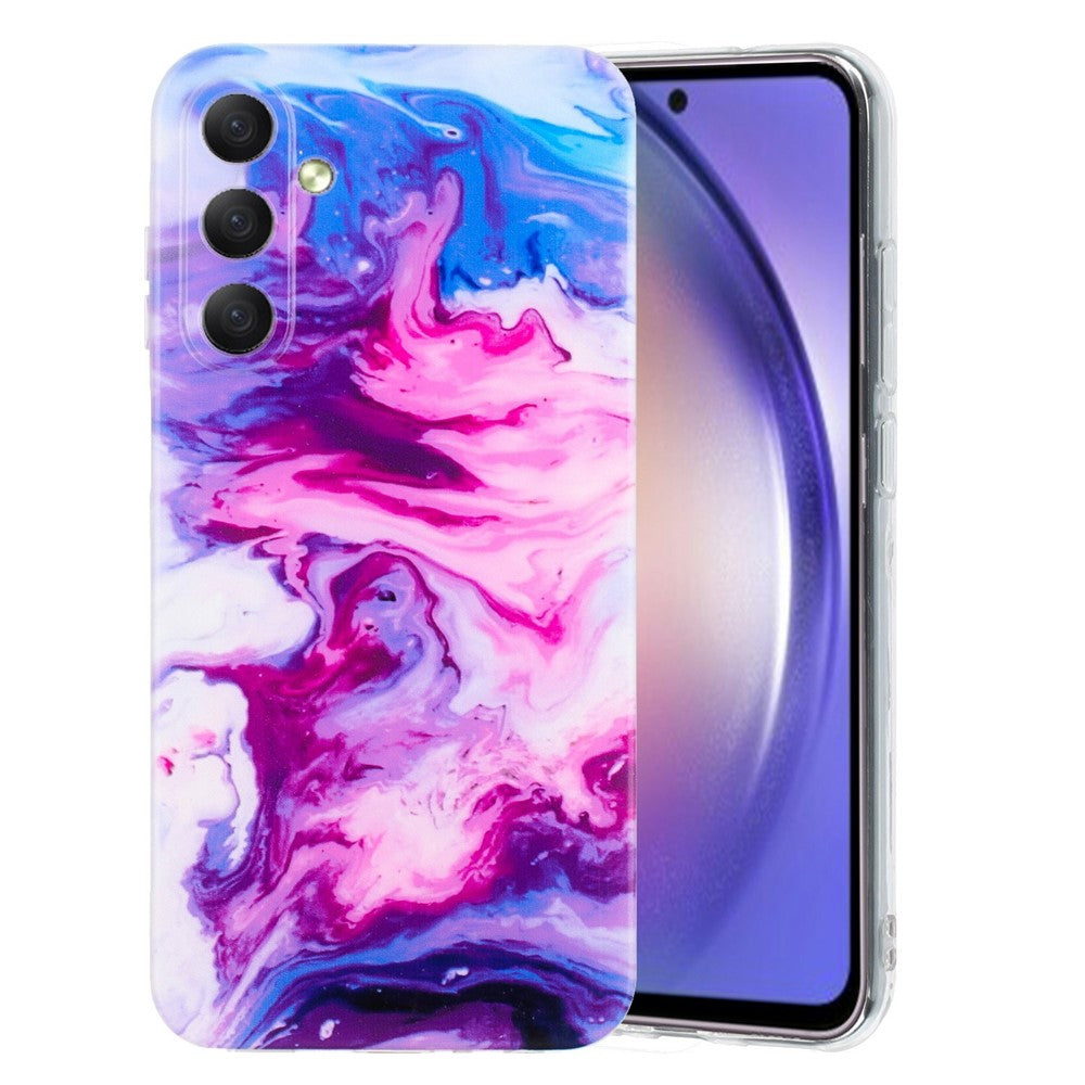 For Samsung Galaxy S26+ Case Marble Pattern Painted TPU Phone Back Cover