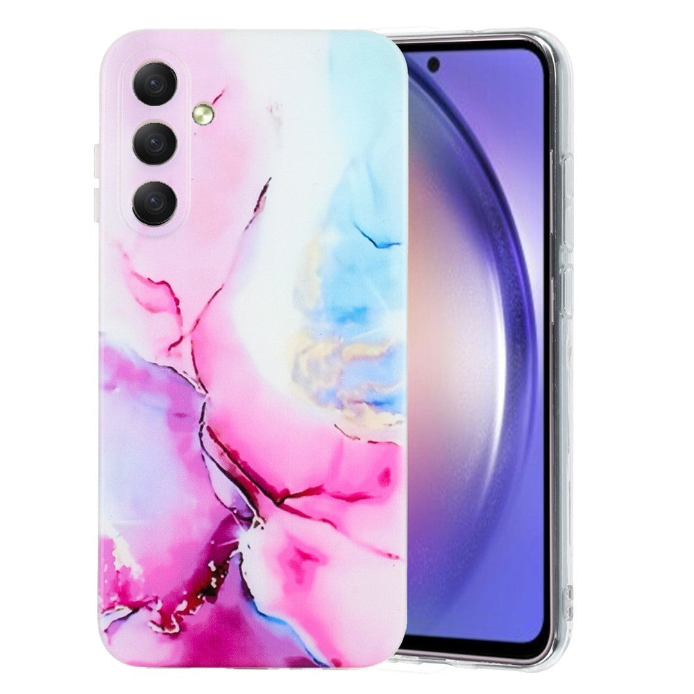 For Samsung Galaxy S26+ Case Marble Pattern Painted TPU Phone Back Cover