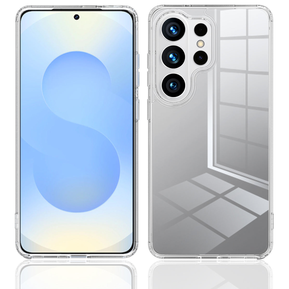 For Samsung Galaxy S26 Ultra Clear Phone Case TPU+Acrylic Shockproof Phone Back Cover