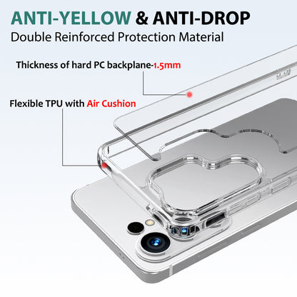 For Samsung Galaxy S26 Ultra Clear Phone Case TPU+Acrylic Shockproof Phone Back Cover
