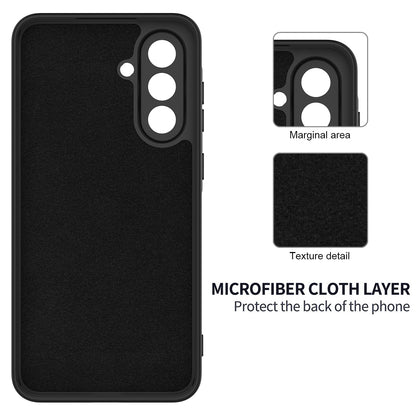 For Samsung Galaxy S26+ Liquid Silicone Case Phone Back Cover with Hand Strap
