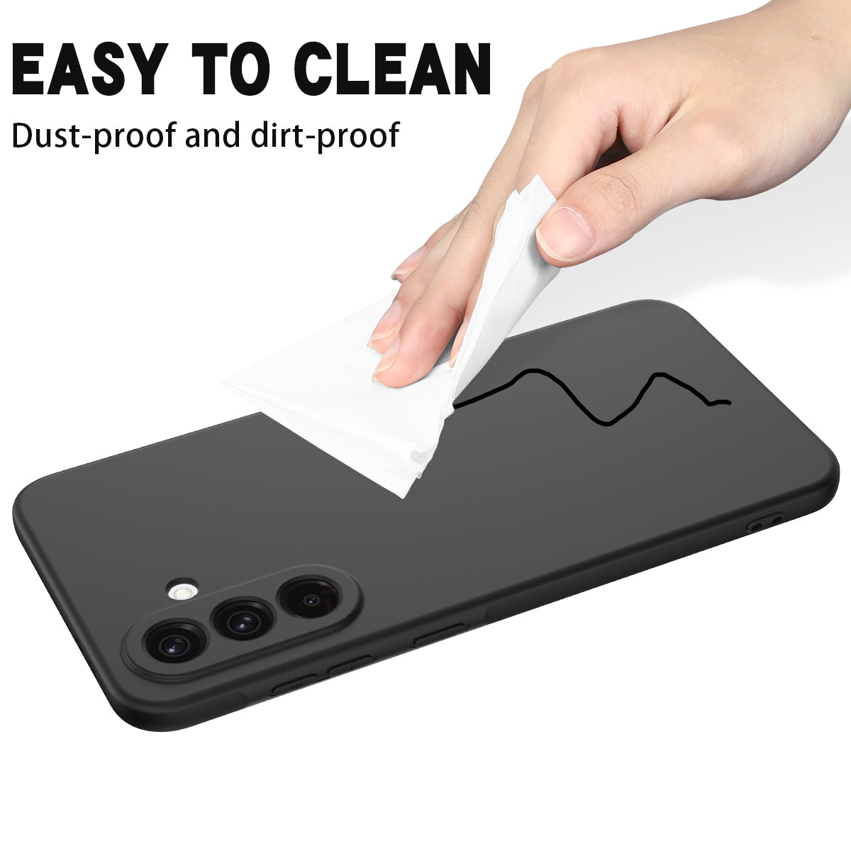 For Samsung Galaxy S26+ Liquid Silicone Case Phone Back Cover with Hand Strap