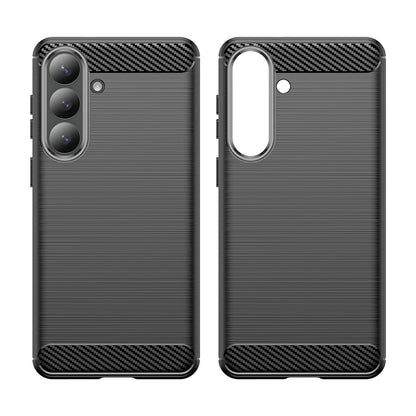 For Samsung Galaxy S26+ Case Protective Phone Cover Carbon Fiber Texture Brushed