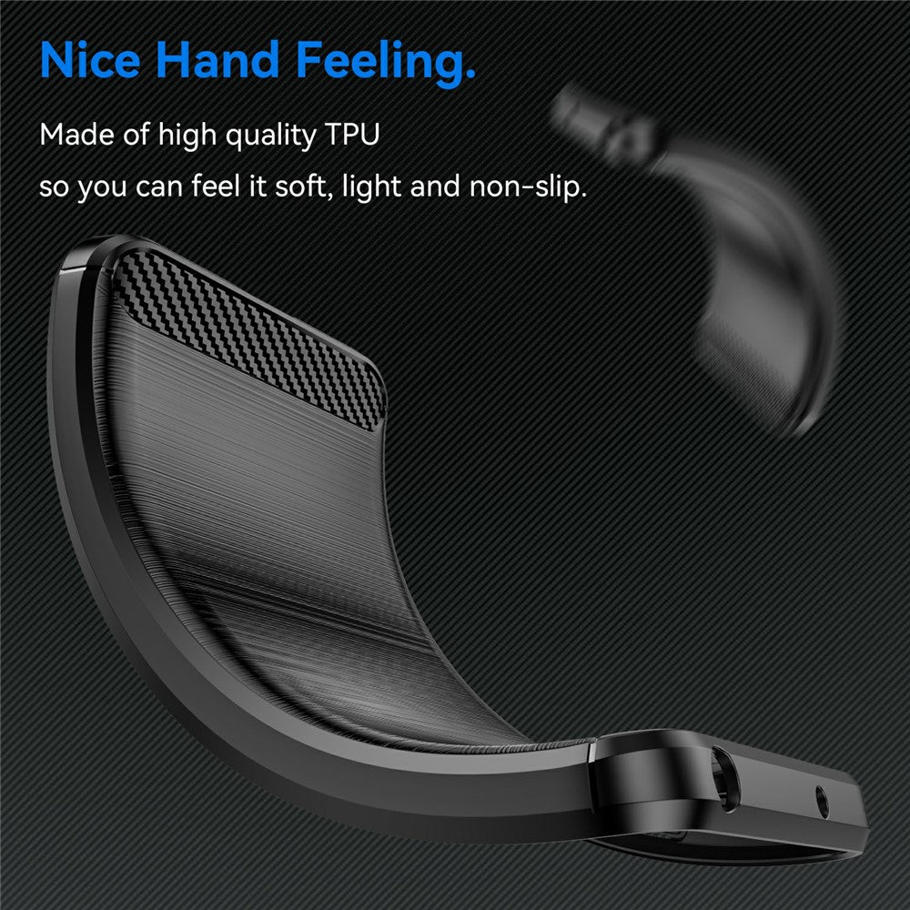 For Samsung Galaxy S26+ Case Protective Phone Cover Carbon Fiber Texture Brushed