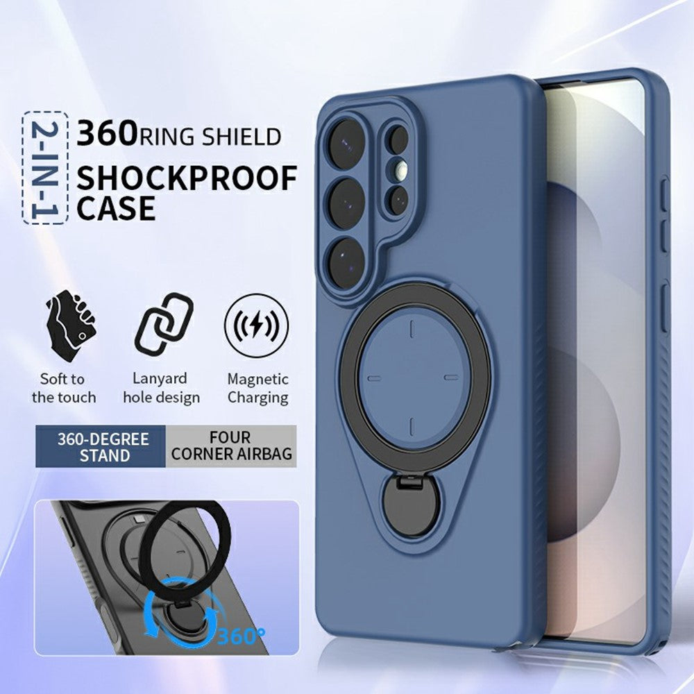 For Samsung Galaxy S26 Ultra Kickstand Case Drop Proof TPU Phone Cover Support Magnetic Car Mount