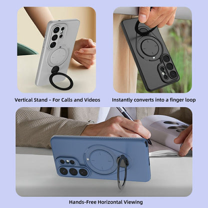 For Samsung Galaxy S26 Ultra Kickstand Case Drop Proof TPU Phone Cover Support Magnetic Car Mount