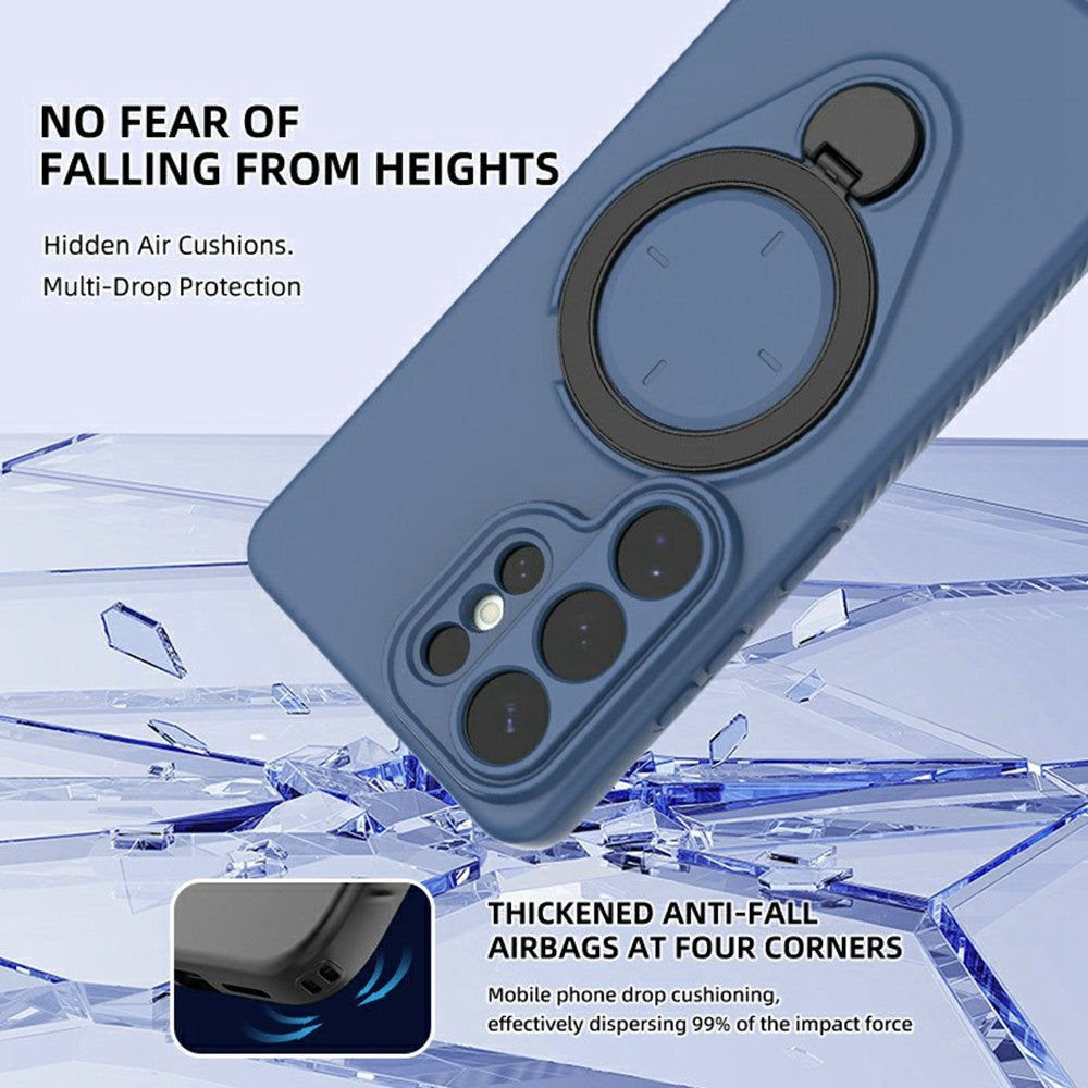For Samsung Galaxy S26 Ultra Kickstand Case Drop Proof TPU Phone Cover Support Magnetic Car Mount
