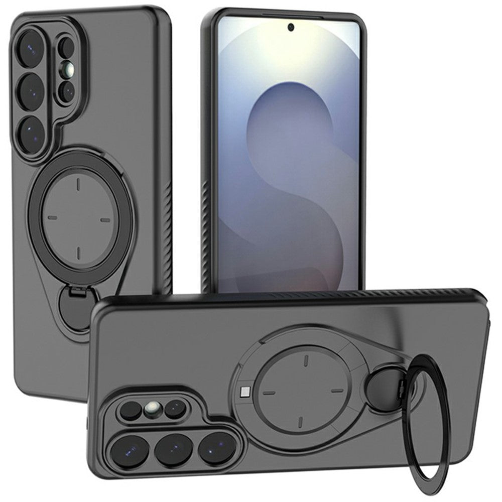 For Samsung Galaxy S26 Ultra Kickstand Case Drop Proof TPU Phone Cover Support Magnetic Car Mount
