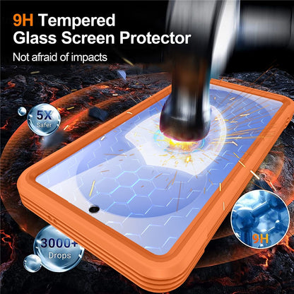 For Samsung Galaxy S26+ Magnetic Case PC + TPU Phone Cover with Tempered Glass Screen Film