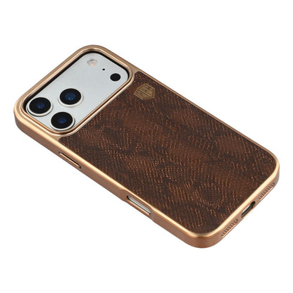 KIGC For iPhone 17 Pro Max Case Compatible with MagSafe Hybrid Phone Back Cover Snake Texture