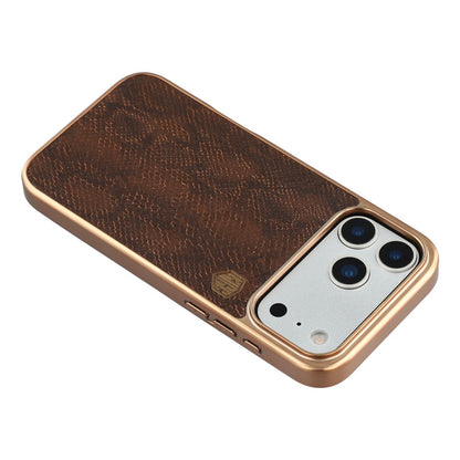 KIGC For iPhone 17 Pro Max Case Compatible with MagSafe Hybrid Phone Back Cover Snake Texture