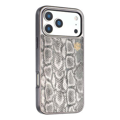 KIGC For iPhone 17 Pro Max Case Compatible with MagSafe Hybrid Phone Back Cover Snake Texture