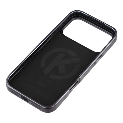 KIGC For iPhone 17 Pro Case Compatible with MagSafe PC + TPU + PU Electroplating Phone Cover