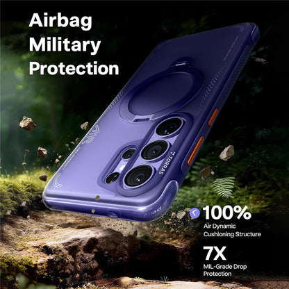 TORRAS Ostand Q3 Air Series For Samsung Galaxy S26 Ultra Magnetic Case with Kickstand Shockproof PC + TPU Phone Cover