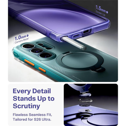 TORRAS Ostand Q3 Air Series For Samsung Galaxy S26 Ultra Magnetic Case with Kickstand Shockproof PC + TPU Phone Cover